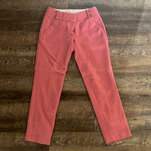 Loft Wool/Polyester Dark Pink Pants